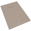 VidaXL Shower Base Tray SMC Brown 39.4 in.x27.6 in. - 3 of 4