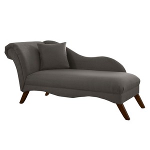Chaise Premier Charcoal - Skyline Furniture , Gray