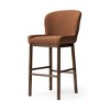 Maven Lane Gia High Back Fabric Bar Height Bar Stool - 2 of 4