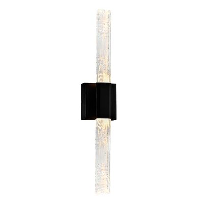 CWI Lighting Greta Integrated LED Black Vanity Light
