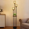 KTMBDW Floor Lamp with Shelves, Modern Standing Lamp with 3 Color Temperature Bulb for Living Room and Bedroom - 2 of 4