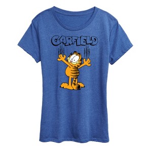 Women's - Garfield - Cat Scratches Short Sleeve Graphic T-Shirt - 1 of 4