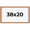 PosterPalooza | Classic Brown Picture Frame - UV Acrylic, Backing Board, Hanging Hardware Included - 2 of 4