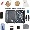 YONWAY Hardside Luggage Sets, 3 pcs Spinner Suitcase, ABS Lightweight Suitcase with Two Hooks, Spinner Wheels, with TSA Lock Lightweight - 2 of 4
