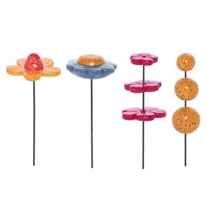 Transpac Small Dol Floral Pick Set of 4 Spring Home Decorations - 1 of 1