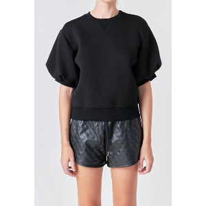 Women's Puff Sleeve Sweatshirt - Grey Lab - 1 of 3