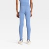 Girls' Everyday Soft Crossover Waistband Leggings - All In Motion™ - 2 of 3