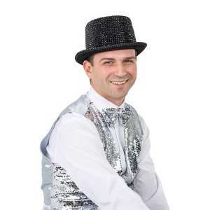 Dress Up America Rhinestone Top Hat - 1 of 4