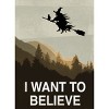Junior's Design By Humans Halloween: I want to believe By RedCowTees T-Shirt - 2 of 3