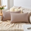REGALWOVEN Corduroy Fade-Resistant Polyester Modern Square Throw Pillow Covers Set of 2 - 2 of 4