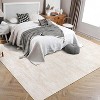 Acekool Modern Washable Area Rug, Soft Non Slip Minimalist Low Pile Carpet for Living Room, Bedroom, Dorm - 2 of 4
