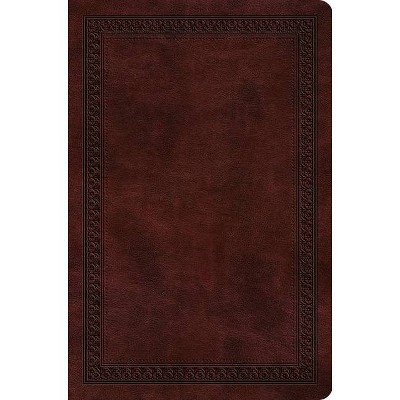 Value Compact Bible-ESV-Border Design - (Leather Bound)