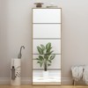 Brafabhome Mirror Shoe Cabinet with 5 Flip Doors, 30-Pairs Shoe Organizer Cabinet for Hallway, Modern Entryway Shoe Storage for Slippers Sneakers - 2 of 4