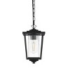 Elegant Lighting York 6.5 Inch Outdoor Pendant in Black - 3 of 4
