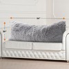 Cheer Collection Long Shaggy Hair Body Pillow (20" x 54") - 3 of 4