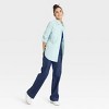 Women's Oversized Long Sleeve Collared Button-Down Shirt - Universal Thread™ - 3 of 3