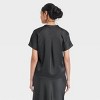 Women's Short Sleeve V-Neck Blouse - A New Day™ - 2 of 3