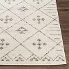 Hauteloom Pelton Living Room, Bedroom Area Rug - Bohemian, Transitional - Medium Gray, Off White, Charcoal - 5' x 7' - 4 of 4