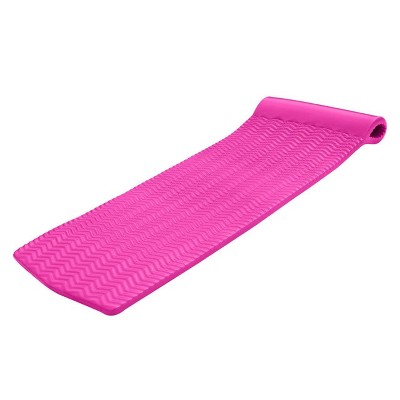 TRC Recreation Serenity 70 Inch Foam Mat Raft Lounger Pool Float, Flamingo Pink