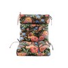 ARTPLAN Patio Chair Cushion,Tufted Adirondack Outdoor Chair Cushion,Wicker High Back Outdoor Seat Cushion,Set of 4,21"X21"X4" (4 Pack) - 4 of 4