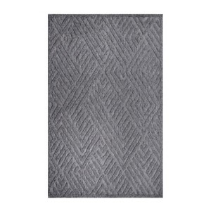 Contemporary Geometric Abstract Indoor Outdoor Area Rug by Blue Nile Mills - 1 of 4