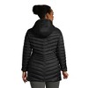 Lands' End Women's Outerwear Wanderweight Ultralight Packable Hooded Long Down Jacket - 2 of 4