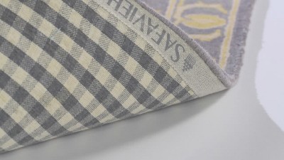 Bella Blue and Gold 4' x 6' Hand-Tufted Wool Area Rug