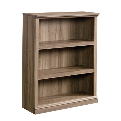 Salt Oak Adjustable 3-Shelf Wooden Bookcase