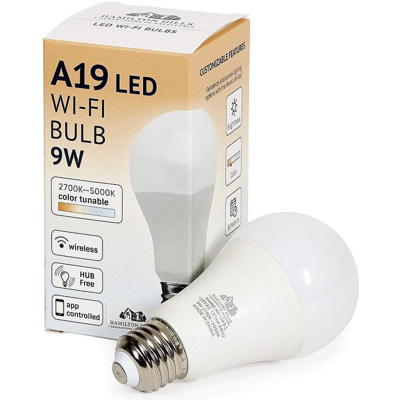 Hamilton Hills 9 Watt LED Multi Color Dimmable Color Lights Bulb, 1 pack, 1 of 4