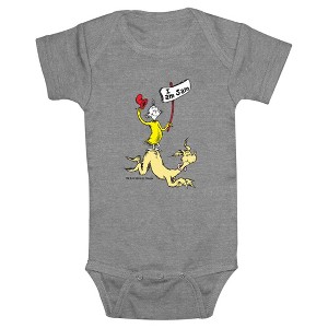 Infant's Dr. Seuss I Am Sam  Bodysuit - Athletic Heather - 24 Months - 1 of 3
