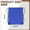 Unique Bargains Fitness Sports Travel Lightweight Drawstring Backpacks 2 Pcs - 2 of 4