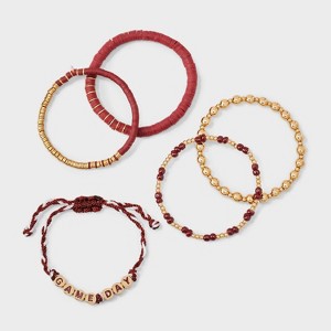 Game Day Bracelet Set 5pc - Wild Fable™ - 1 of 4