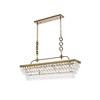 Elegant Lighting Nordic 6 - Light Pendant in  Brass - 2 of 4