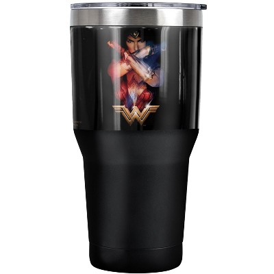 Wonder Woman Movie Arms Crossed Steel Tumbler 30oz Coffee Travel Mug
