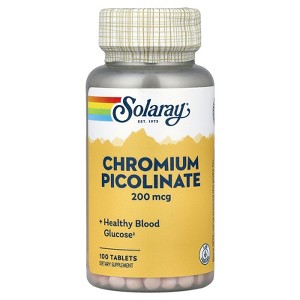 Solaray Chromium Picolinate 200mcg | 100ct - 1 of 4