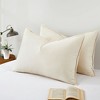 Puredown Organic Cotton 90% Down Feather Bed Pillows Made in Germany - 2 of 4