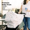 KeaBabies Car Seat Cover for Babies, Multi-Use Nursing Cover, Infant Carseat Cover, Breastfeeding Cover, Stroller Cover - 4 of 4