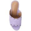 Journee Women's Yari Espadrille Wedge Sandals - 4 of 4