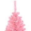 Artificial Christmas Tree Pink PVC, Steel Medium - 3 of 4
