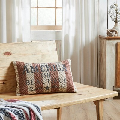 America The Beautiful Pillow 14x22 VHC Brands