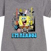 - SpongeBob SquarePants - I'm Ready Graphic Short Sleeve Fleece Dress - 2 of 4