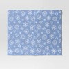 30"x 36" Snowflakes on Blue Christmas Gift Sack - Wondershop™ - 3 of 3
