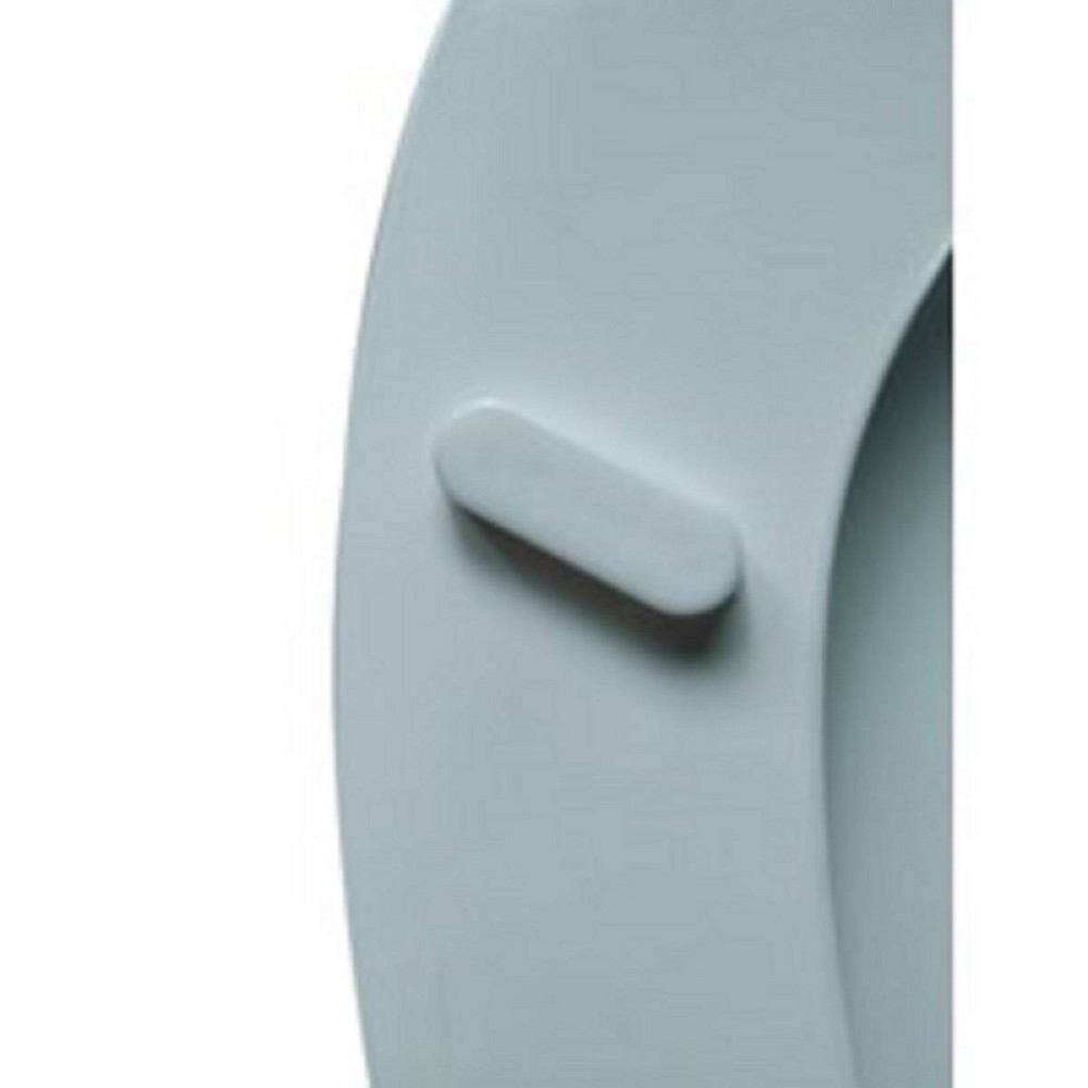 Photos - Toilet Accessory Elongated Toilet Seat with Easy Clean & Change Hinge White - J&V TEXTILES