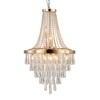 Luxury Gold Crystal Chandelier - 10-Light K9 Crystal Ceiling Fixture for Living Room, Dining Room, Bedroom - 2 of 4