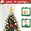 Aoibox Gold Christmas Star Tree Topper 8 Inch Shatterproof Five Pointed Star Holiday Decoration for Indoor Outdoor Christmas Tree - 3 of 4