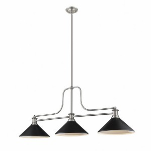 Z-Lite Melange 3 - Light Chandelier in  Brushed Nickel - 1 of 1