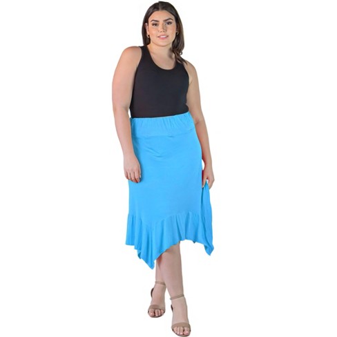 Plus size high waisted hotsell skirt 04