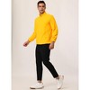 Lars Amadeus Men's Full-Zip Long Sleeves Soft Stand Collar Winter Fleece Jacket - 3 of 4