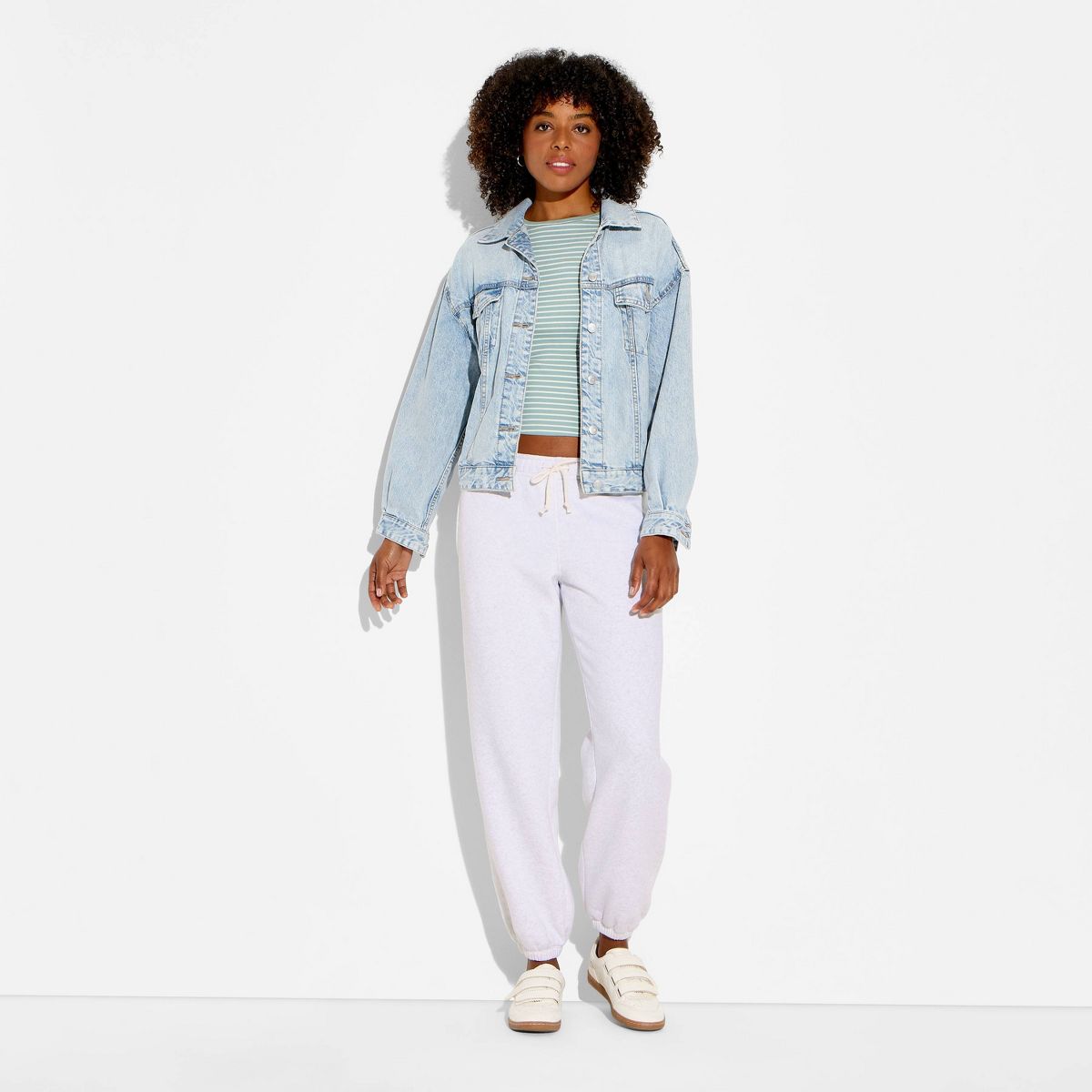 Women's Mid-Rise Baggy Jogger Pants - Wild Fable™