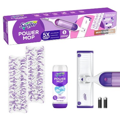 Image of Swiffer Power Mop Multi-Surface Mop Kit for Floor Cleaning